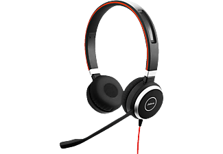 JABRA PC-HS Evolve 40 UC Stereo SW, On-ear Headset Schwarz