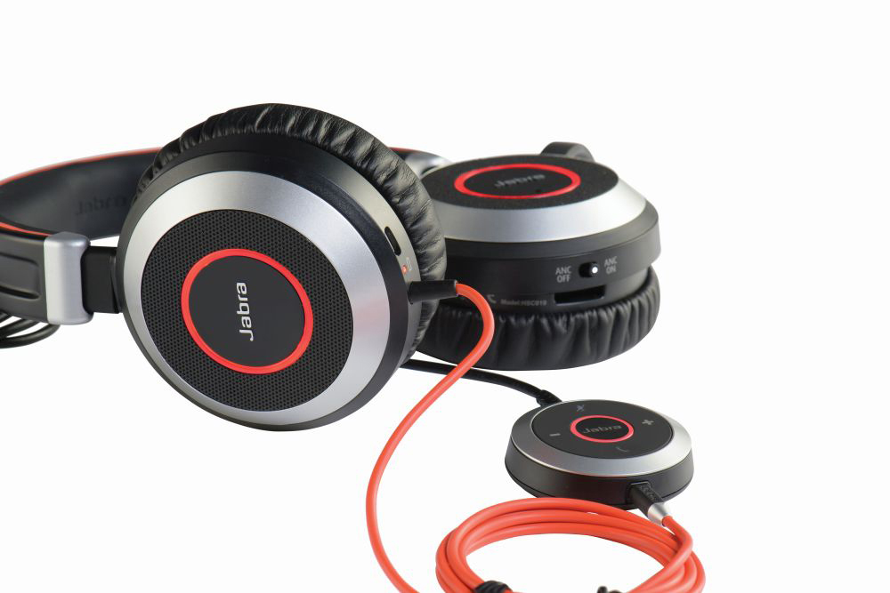 JABRA PC-HS Evolve 40 UC Stereo SW, On-ear Headset Schwarz