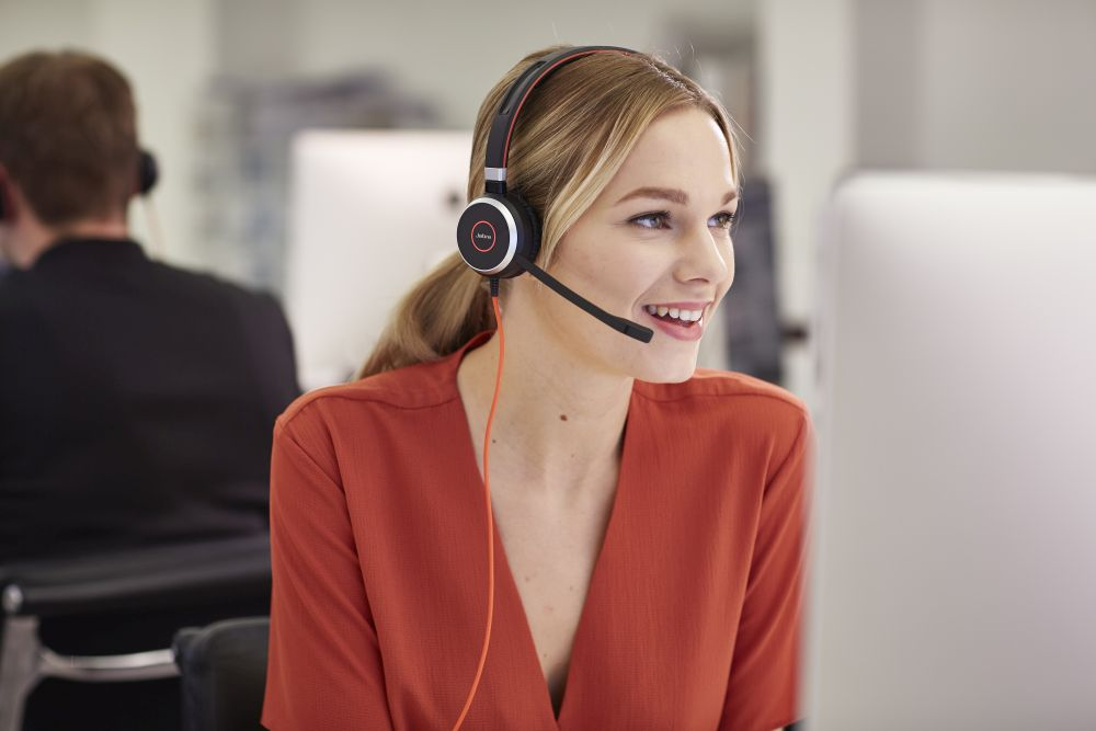 JABRA PC-HS Evolve 40 UC Stereo SW, On-ear Headset Schwarz