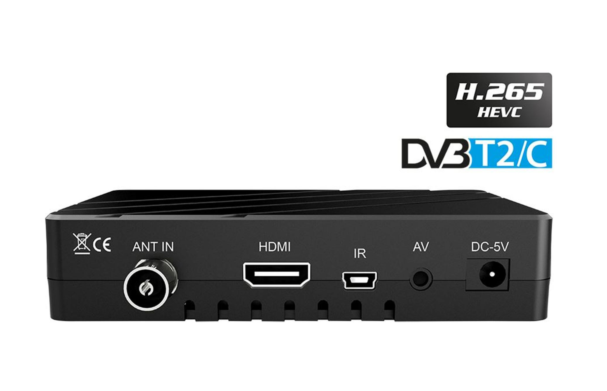 EDISION T265 PROTON DVB-T2 HD Receiver (HDTV, DVB-T2 HD, DVB-C, DVB-C2, Schwarz)