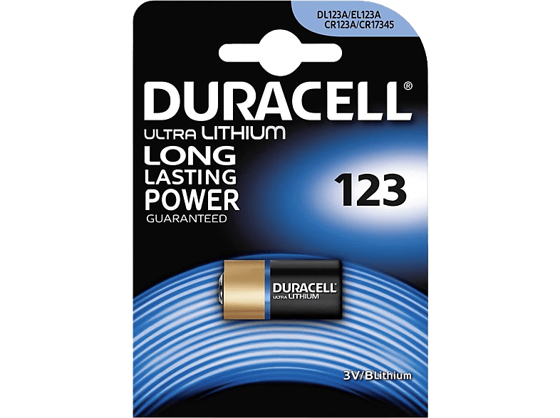 DURACELL DL123A ultra photo elem