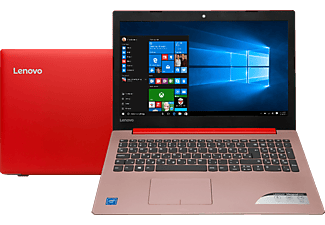 LENOVO Ideapad 320 piros notebook 80XR00ATHV (15,6" matt/Celeron/4GB/500GB HDD/Windows 10)