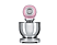 SMEG SMF01PKEU Konyhai robotgép, Rózsaszín