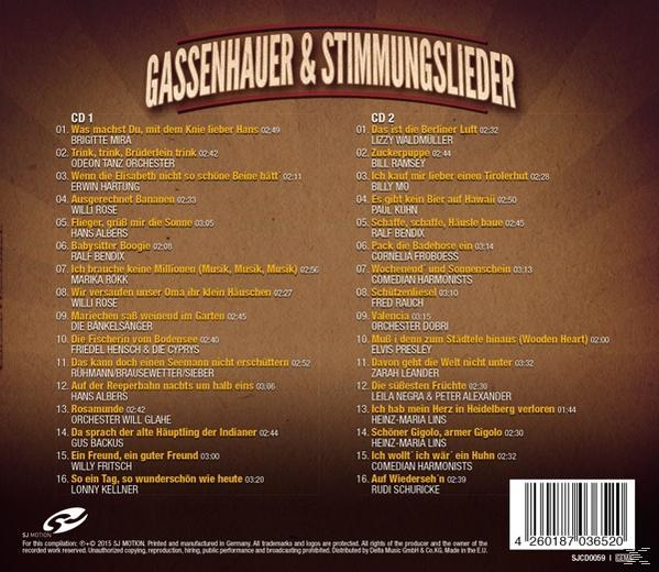 VARIOUS - Deutsche Schlager Gassenhauer & Stimmungslieder  - (CD)