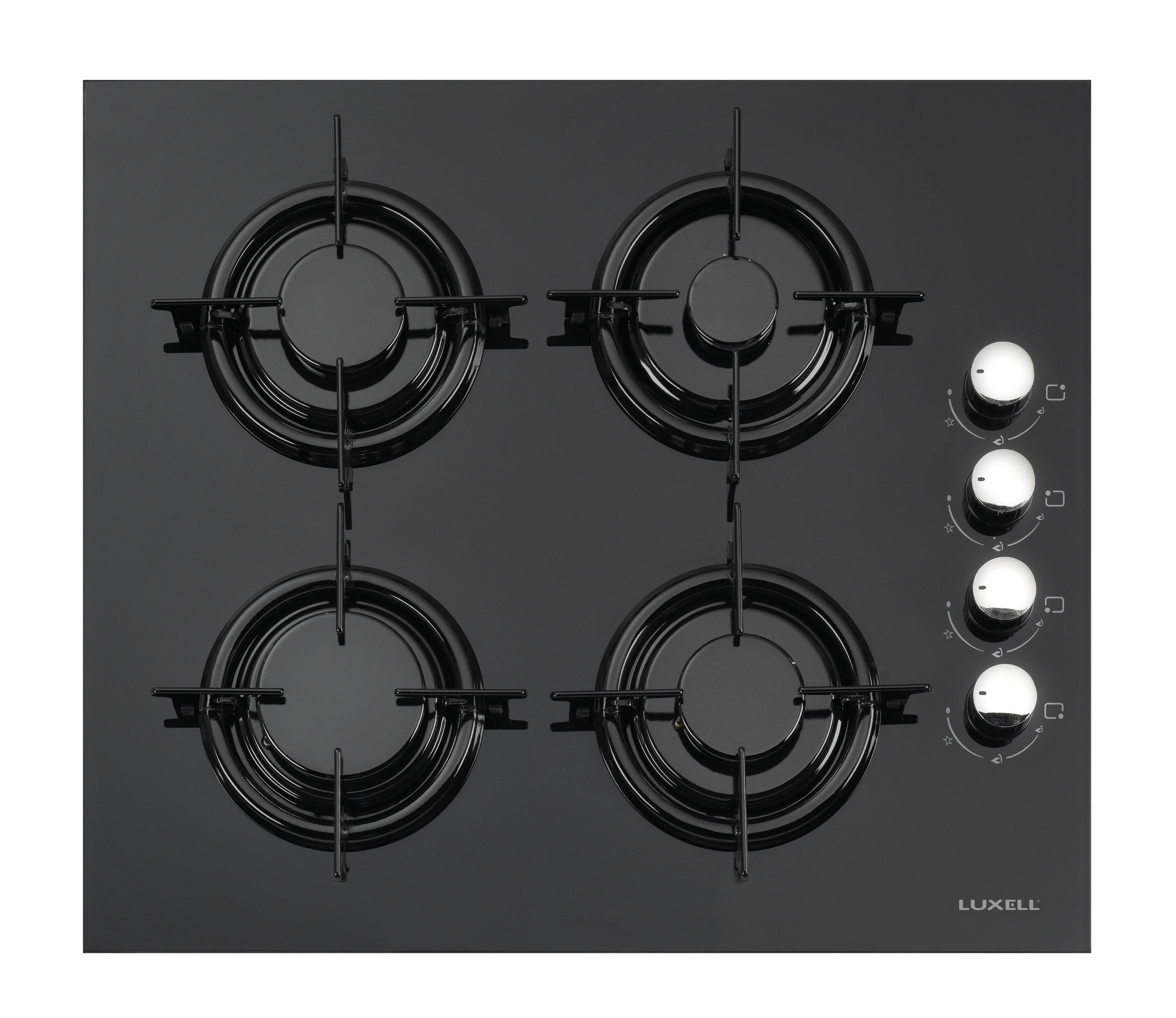 LUXELL Ankastre Set Siyah 735/40TAHDF/A6SF3