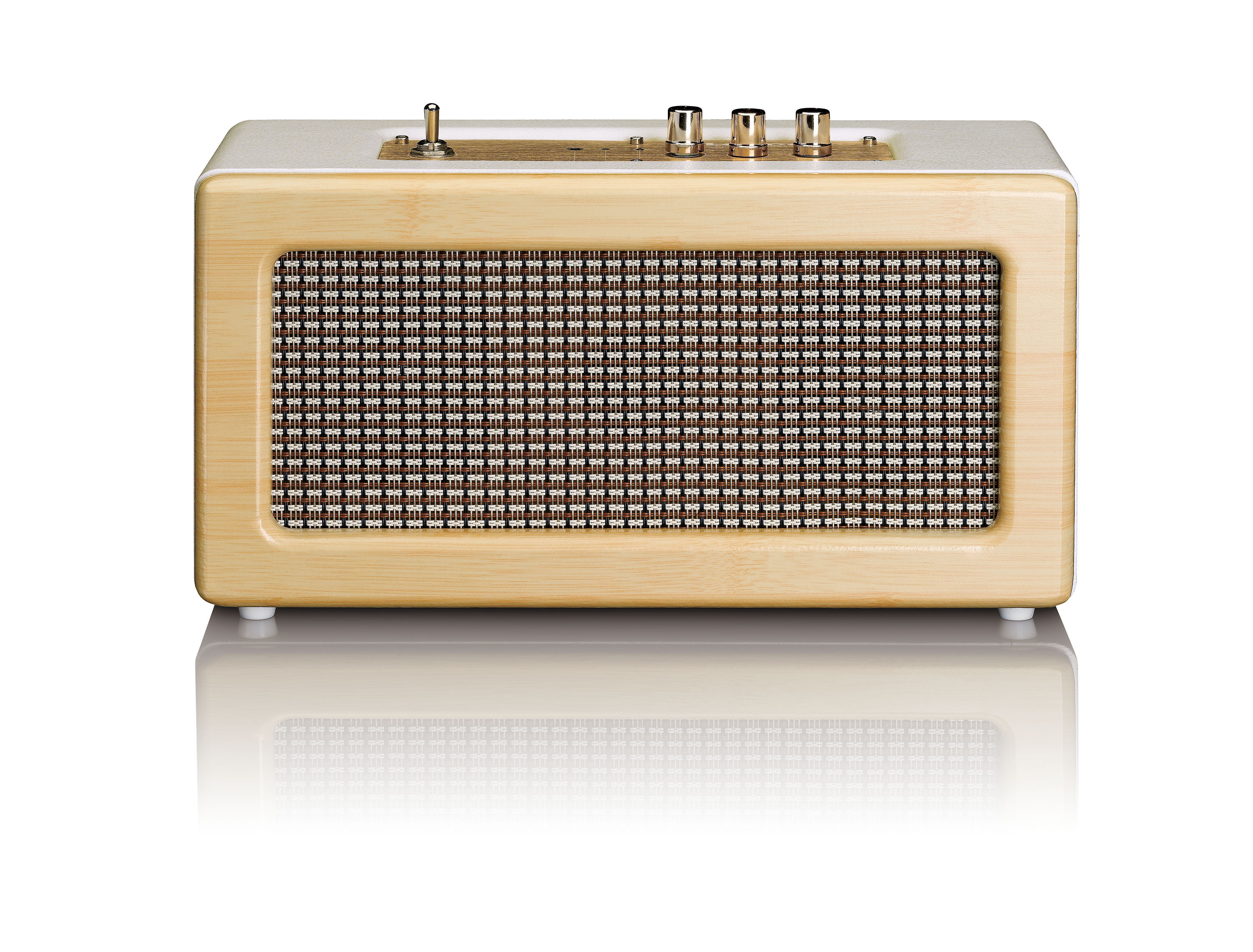 LENCO BT 300 OAK Bluetooth Lautsprecher, Oak