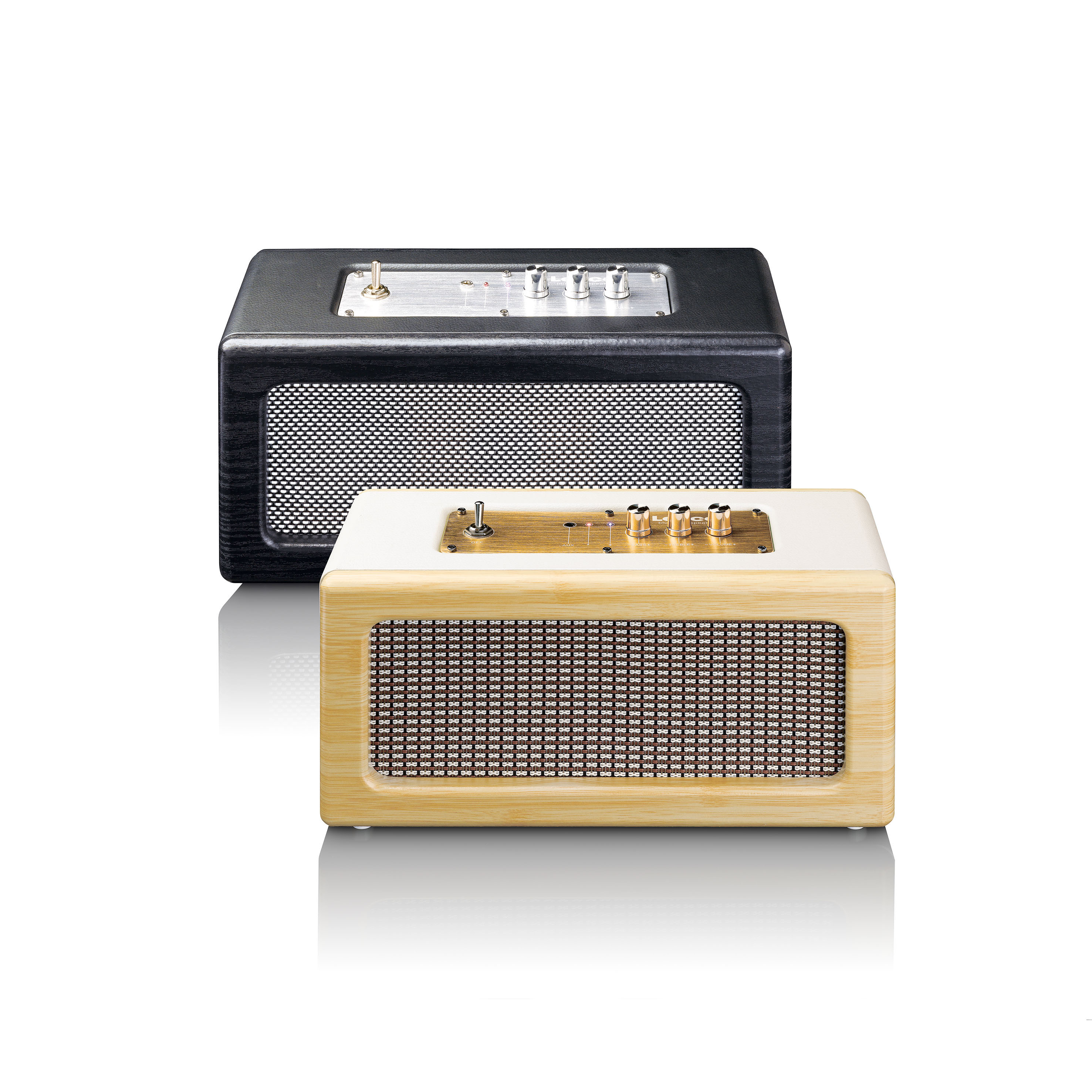 LENCO BT 300 OAK Bluetooth Lautsprecher, Oak