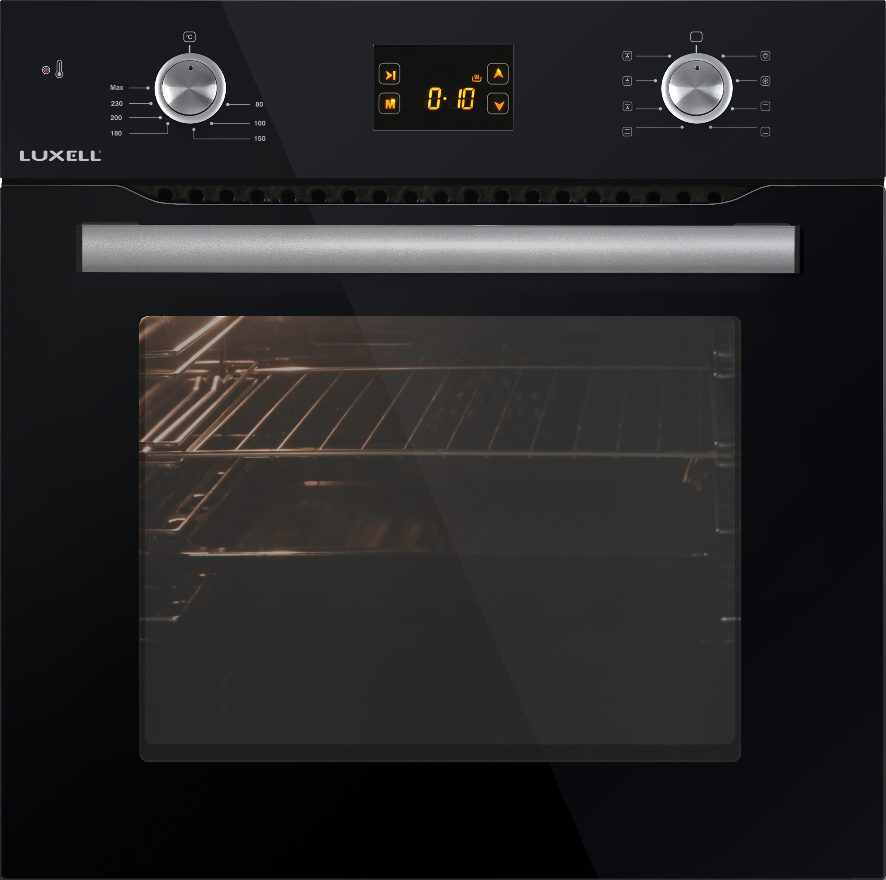 LUXELL Ankastre Set Siyah 765/40TAHDF/A6SF3DDT
