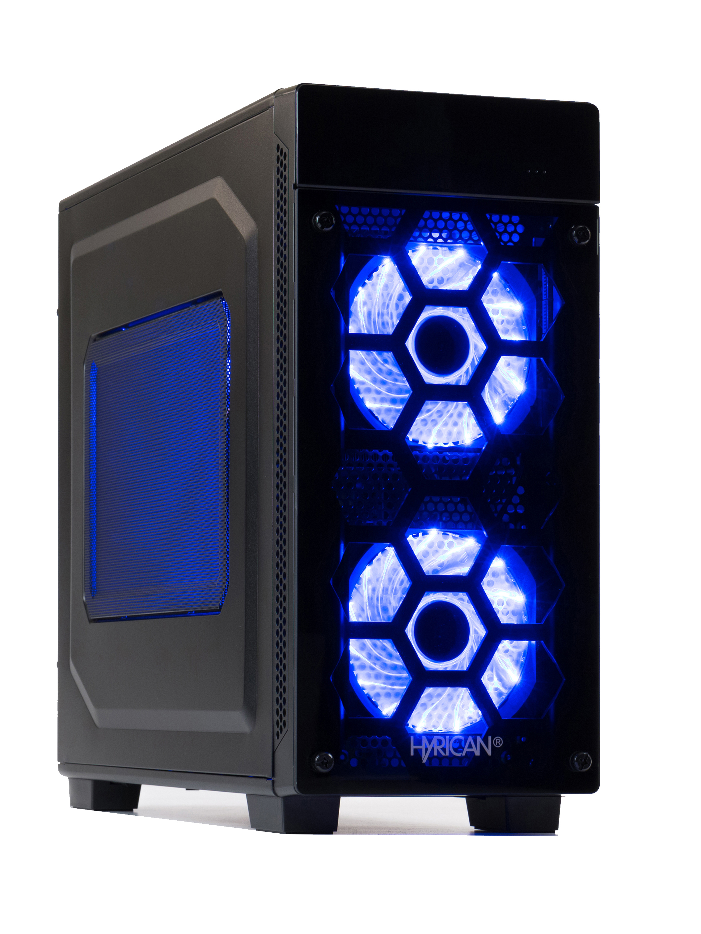 HYRICAN STRIKER-X 5761 BLUE I7-8700K/16GB/240GB+2TB - Intel® Core™ i7 i7-8700K - 16 GB - 240 GB - NVIDIA GeForce® GTX 1080 - Windows 10