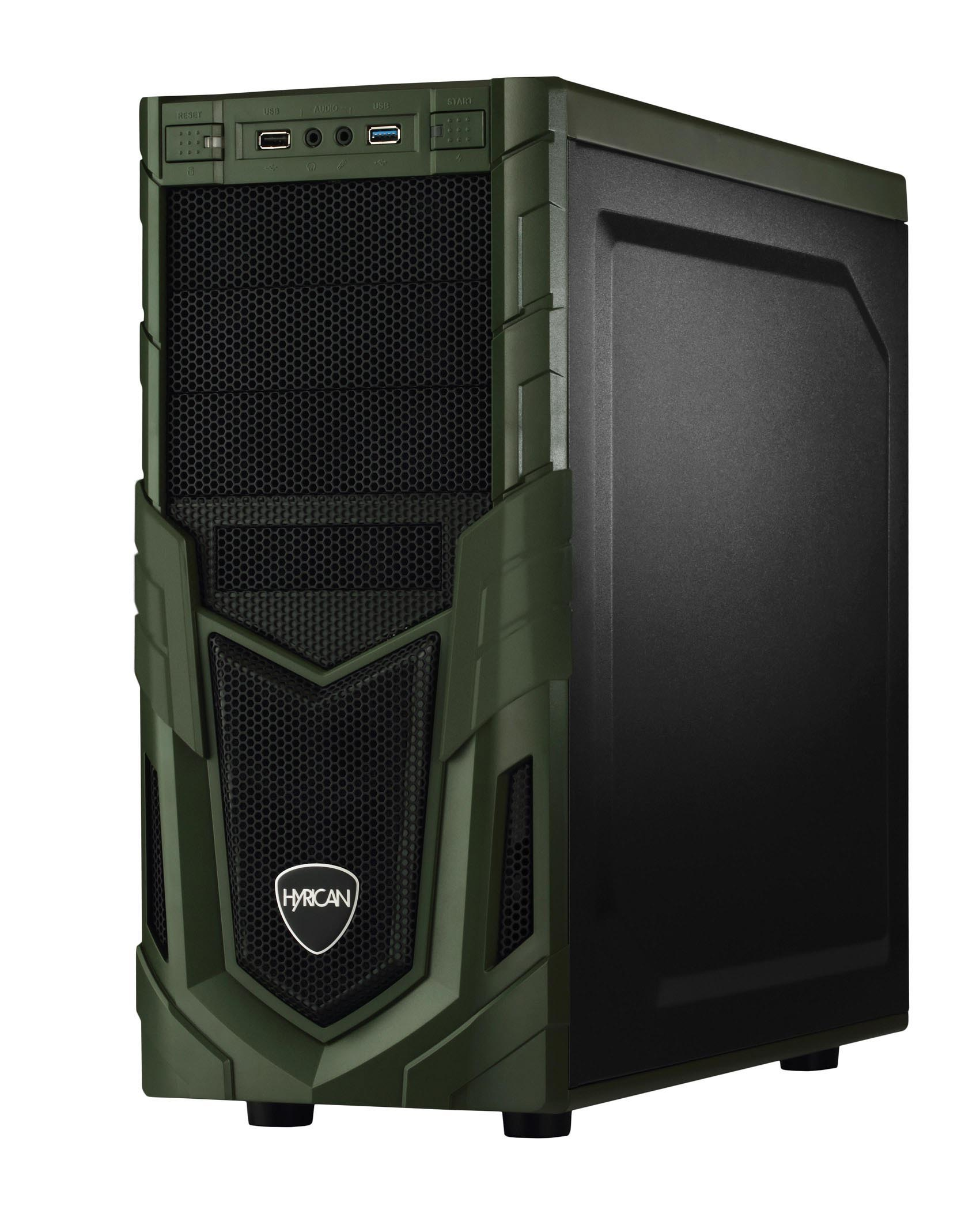HYRICAN MILITARY GAMING 5576 I7-7700K/16GB/250GB+1TB - Intel® Core™ i7 i7-7700K - 16 GB - 240 GB - NVIDIA GeForce® GTX 1080 Ti - Windows 10