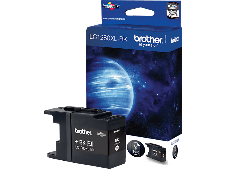 BROTHER LC-1280XLBK Blister Zwart
