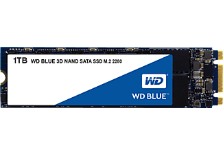 WESTERN DIGITAL Blue 3D Nand SSD M.2 - - Festplatte (SSD, 1 TB, Schwarz)