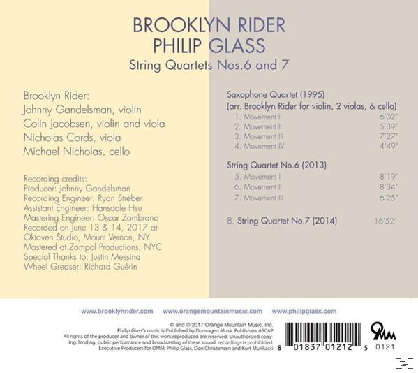 Brooklyn Rider - Streichquartette 6 & 7  - (CD)