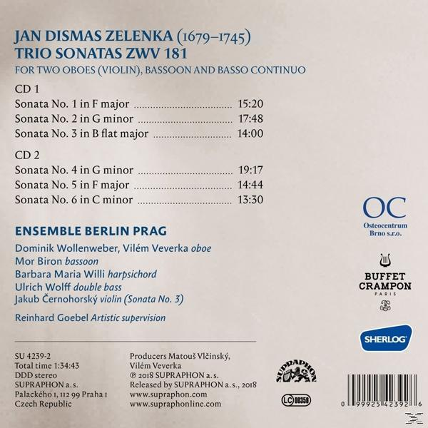 Ensemble Berlin Prag - Trio-Sonaten ZWV 181  - (CD)