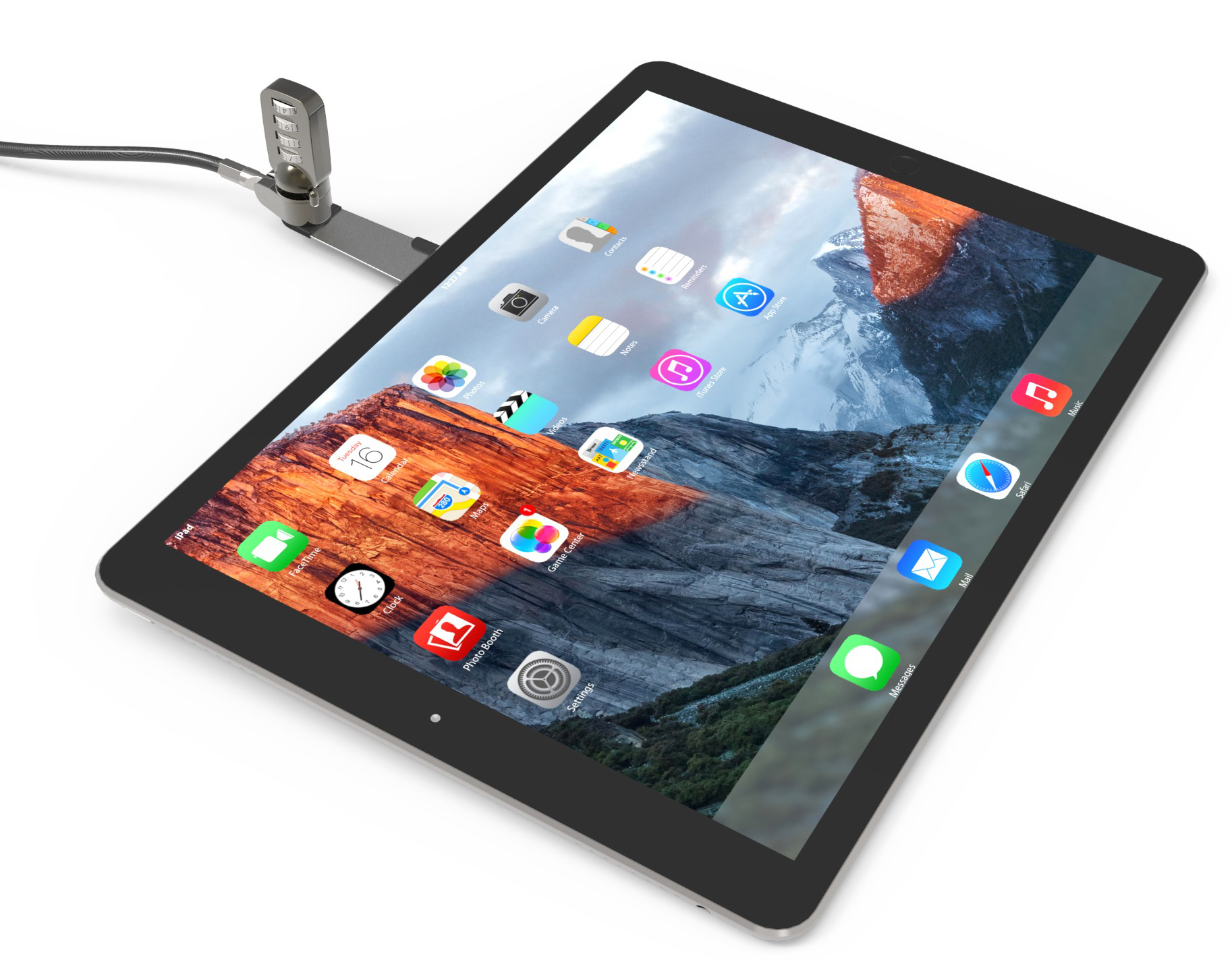 COMPULOCKS Tablet und Laptop Schloss, Universal, Universal, Silber