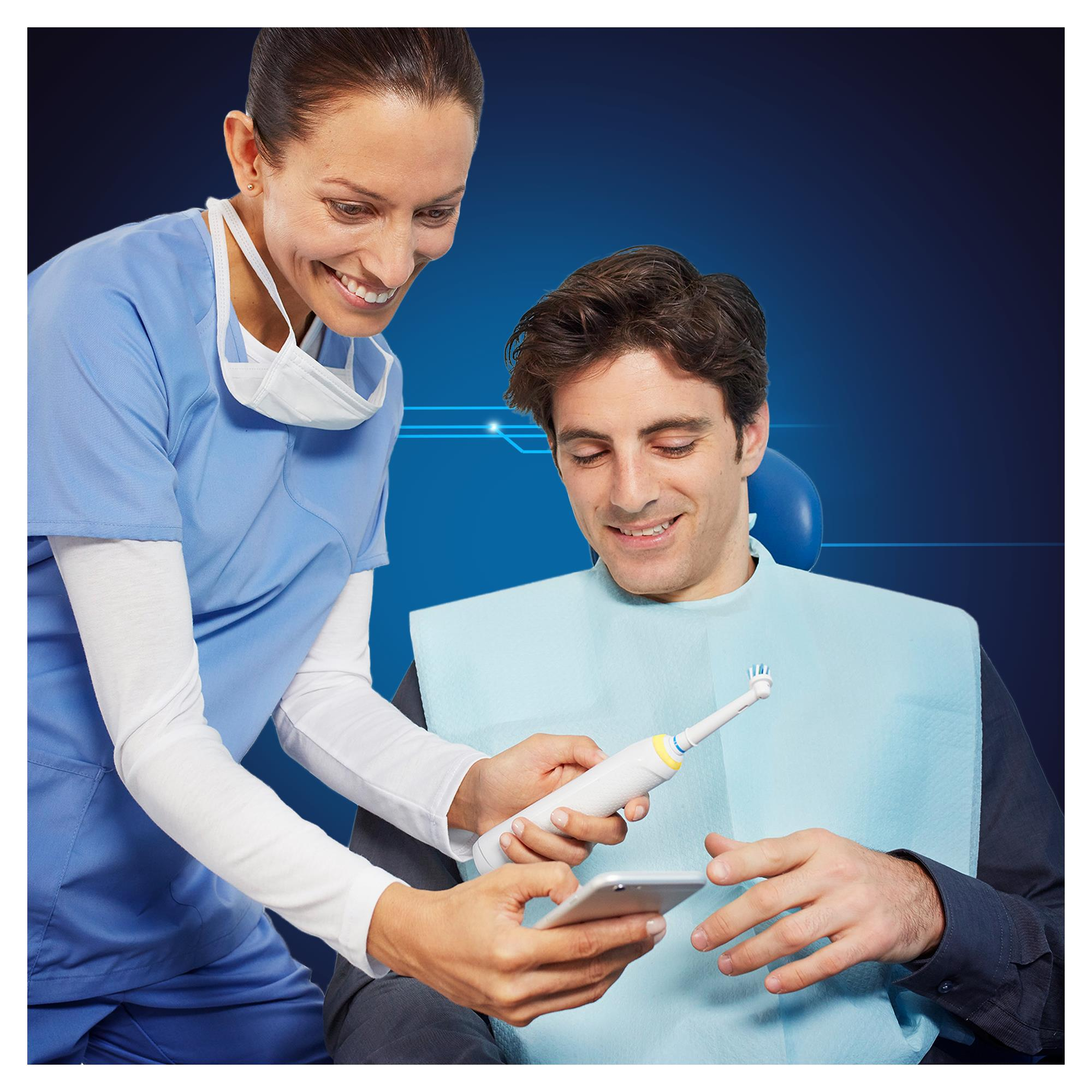 ORAL-B Genius 8900 mit 2. Zahnbürste elektrische Zahnbürste Weiß/Silber, Reinigungstechnologie: Oszillierend / Rotierend / Pulsierend (3D)