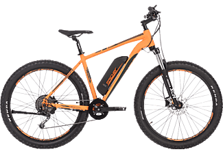 FISCHER EM 1723-R1 Mountainbike (Laufradgröße: 27,5 Zoll, Unisex-Rad, 557 Wh, Orange)