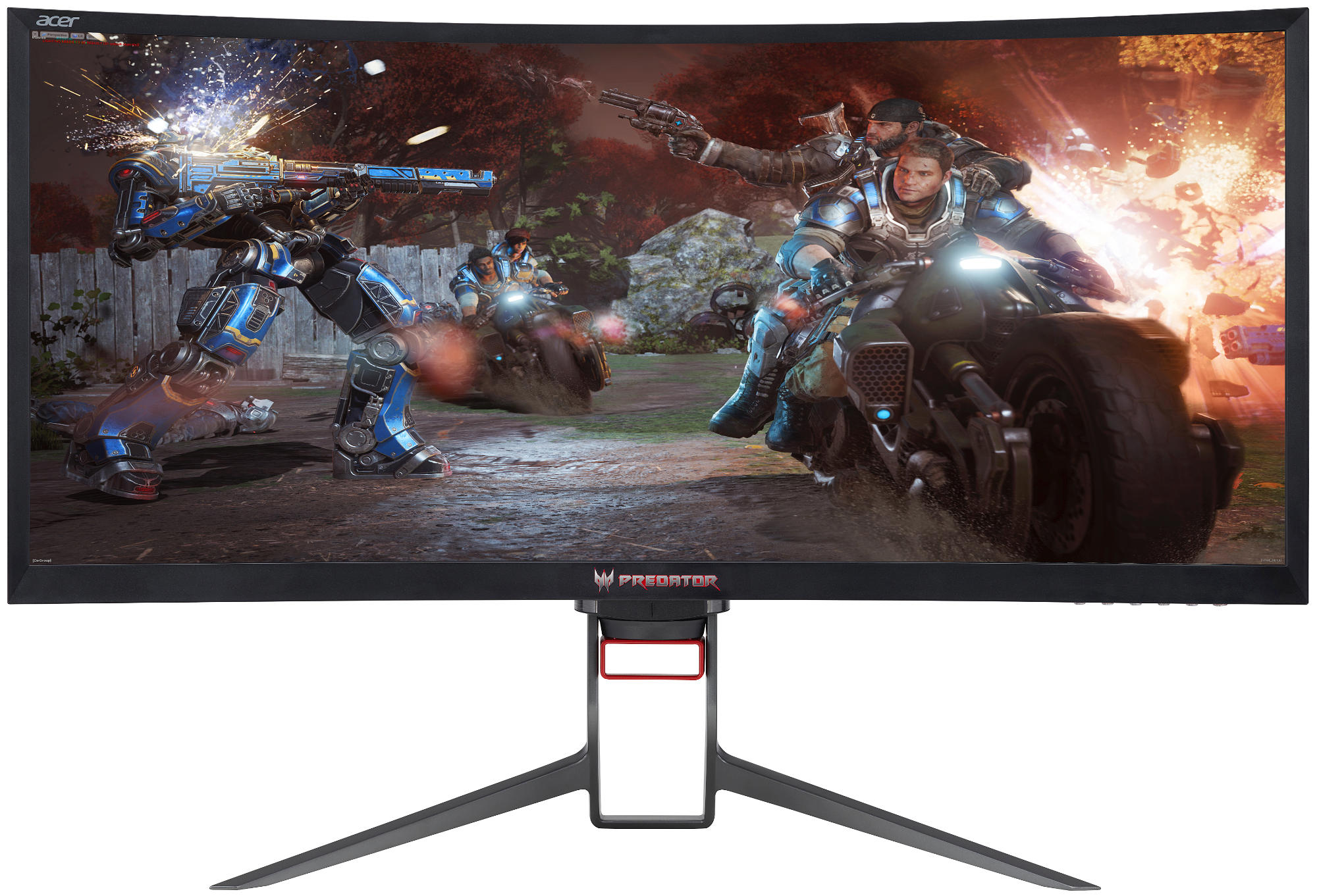 Monitor gaming - Acer Predator Z Series Z35, 35", UltraWide Quad HD, LED, 4 ms, HDMI, Negro