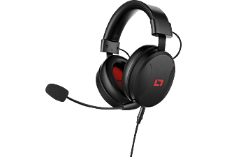 LIONCAST LX50 - Micro-casque de gaming, Noir/Rouge