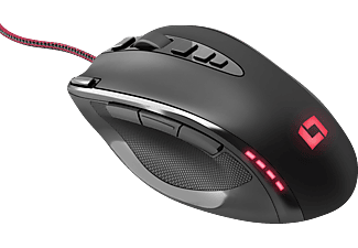 LIONCAST LM20 - Souris, à fil, 16400 dpi, Noir