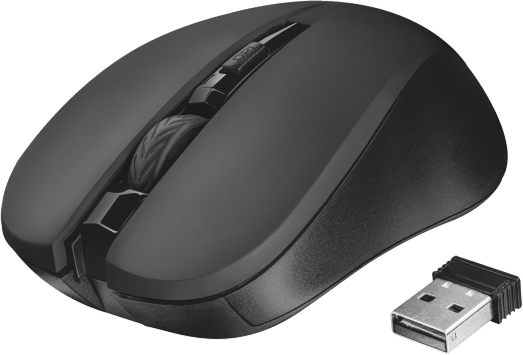 TRUST Souris sans fil Mydo Silent Noir (21869)