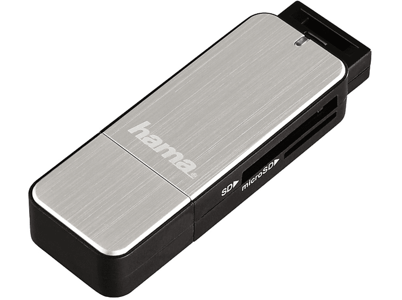 Hama Lecteur de carte USB 3.0 Argent
