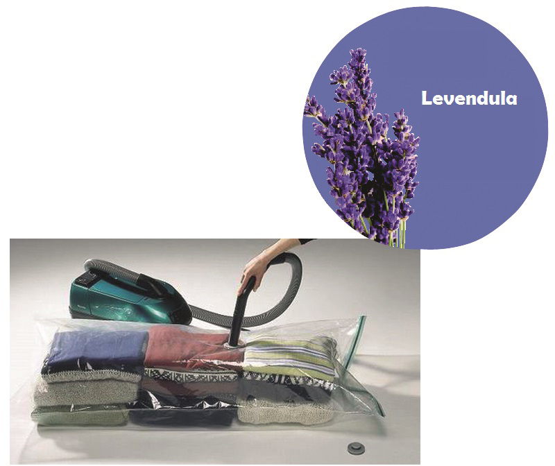 MSV Vákuumos ágy alatti tároló, illatosított, 80X110CM "Levendula