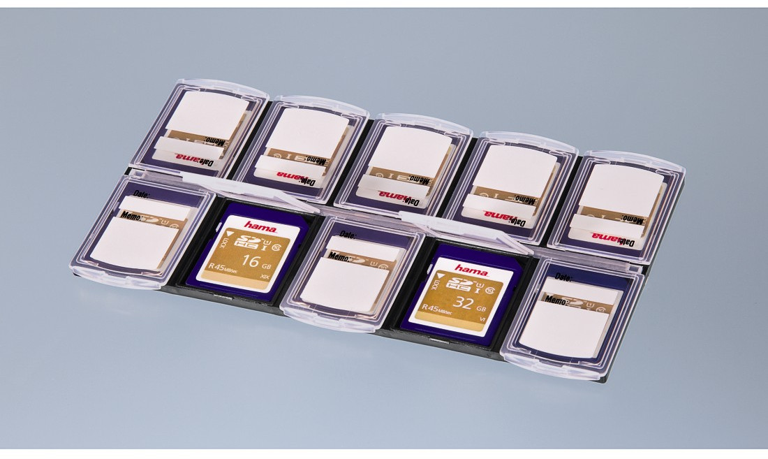 HAMA Boîtier pour 10 cartes mémoire (95985)