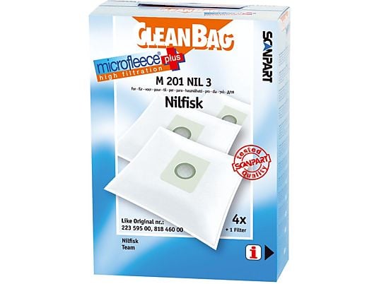 CLEANBAG Sacs aspirateur (2682245201 ASPI EXTREME MICROFLEECE)