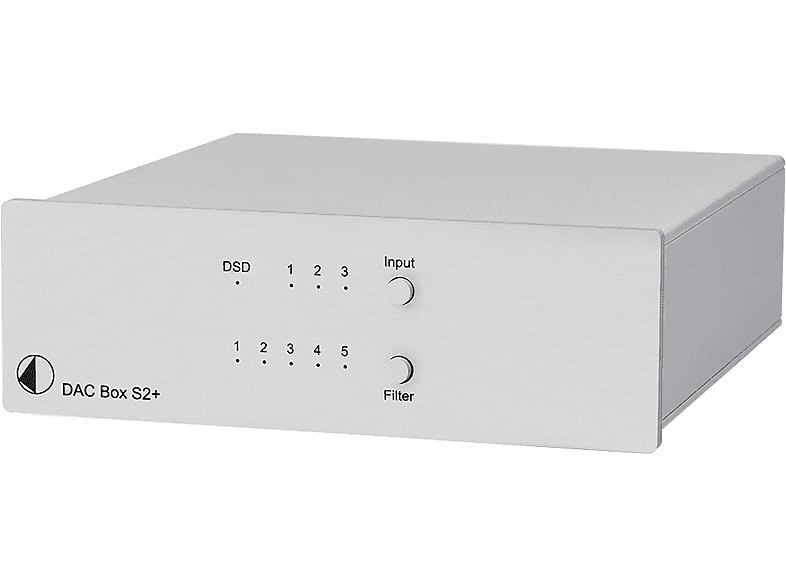 Pro-Ject DAC Box S2 +, silber; D/A Wandler