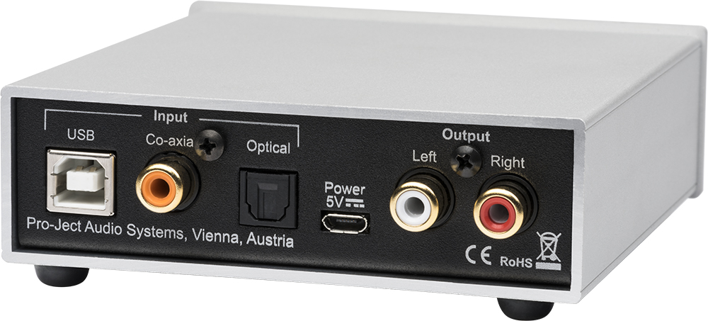 PRO-JECT DAC Box S2 +, silber