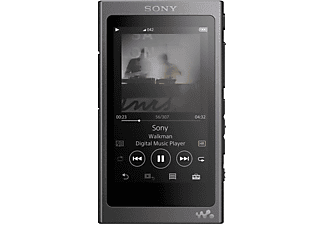 SONY SONY NW-A45 - Lettori MP3 - con l'audio ad alta risoluzione - Nero - Lettore MP3 (16 GB, Nero)