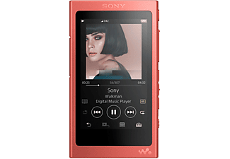SONY NW-A45HNR - MP3 Player (16 GB, Rot)