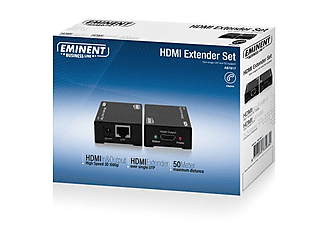 EMINENT HDMI-extender-set via UTP-kabel (AB7817) Zwart