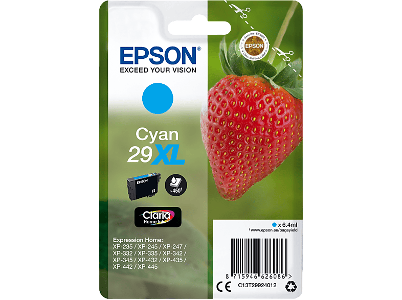 EPSON 29 XL Cyaan (C13T29924022)