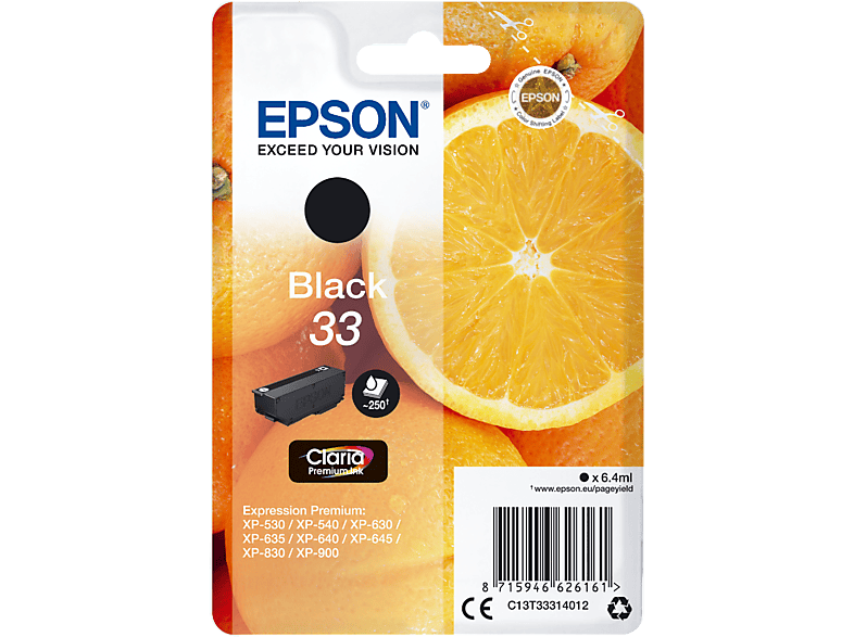 EPSON 33 Zwart (C13T33574021)