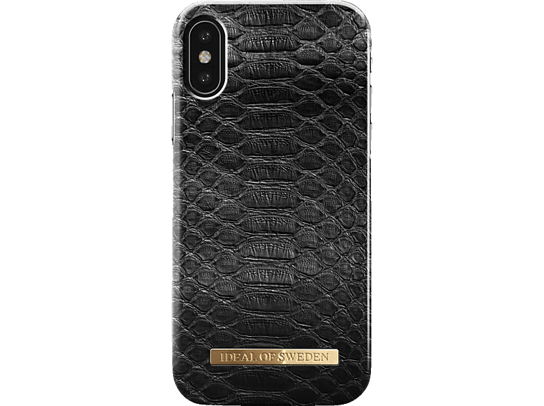 IDEAL OF SWEDEN Fashion, Backcover, Apple, iPhone X, Black Reptile