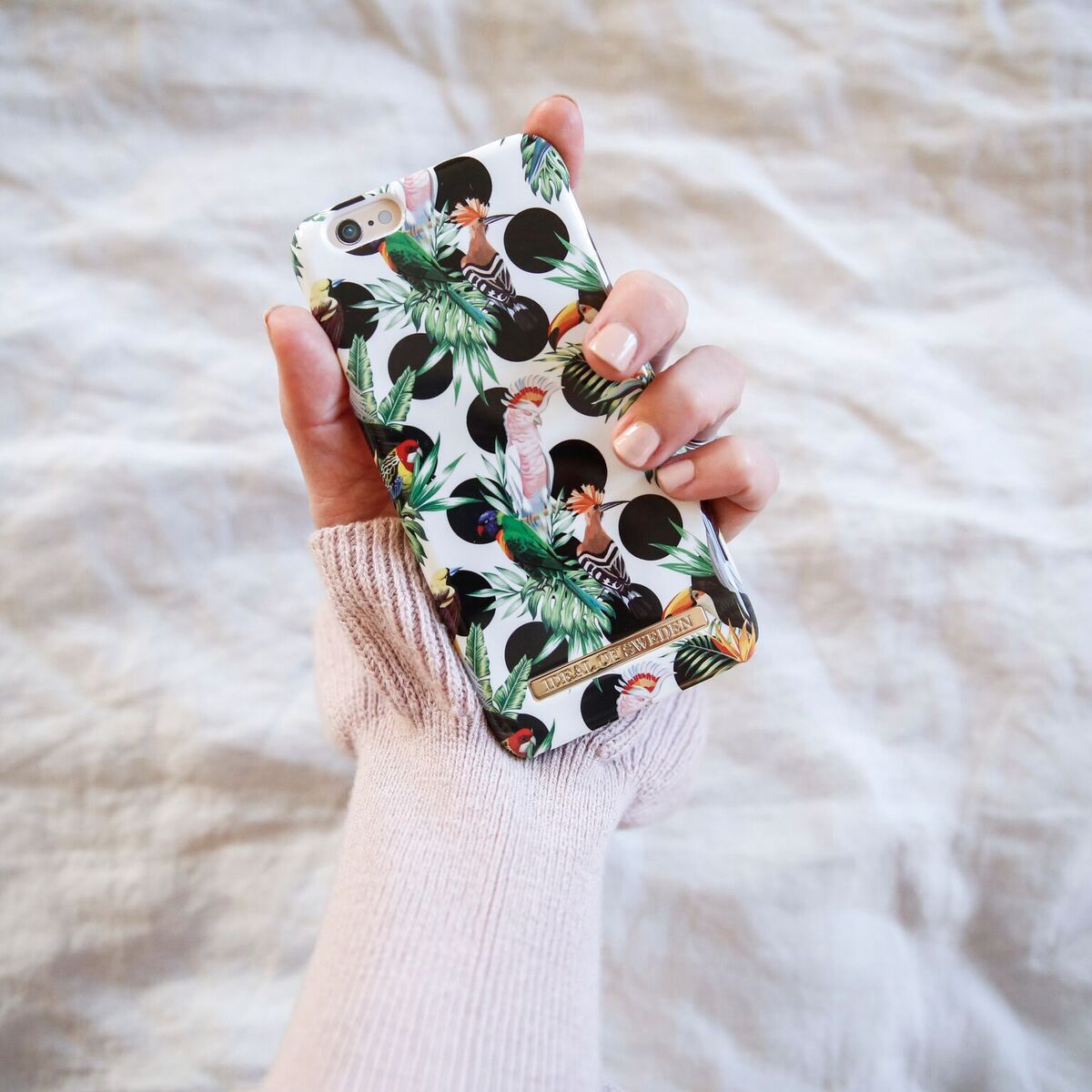IDEAL OF SWEDEN Fashion, Backcover, Apple, iPhone 6, iPhone 7, iPhone 8, Tropical Dots