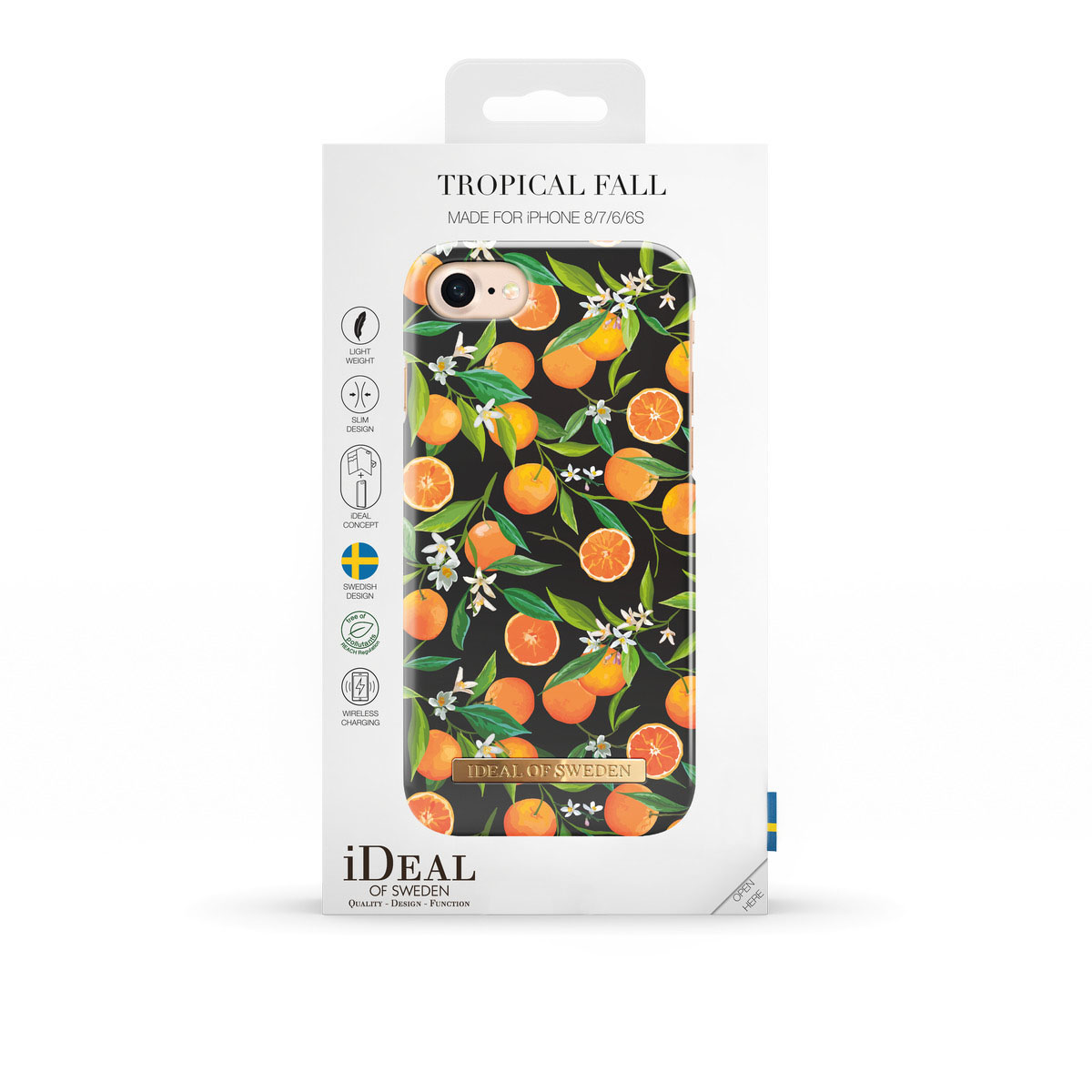 IDEAL OF SWEDEN Fashion, Backcover, Apple, iPhone 6, iPhone 7, iPhone 8, Tropical Fall