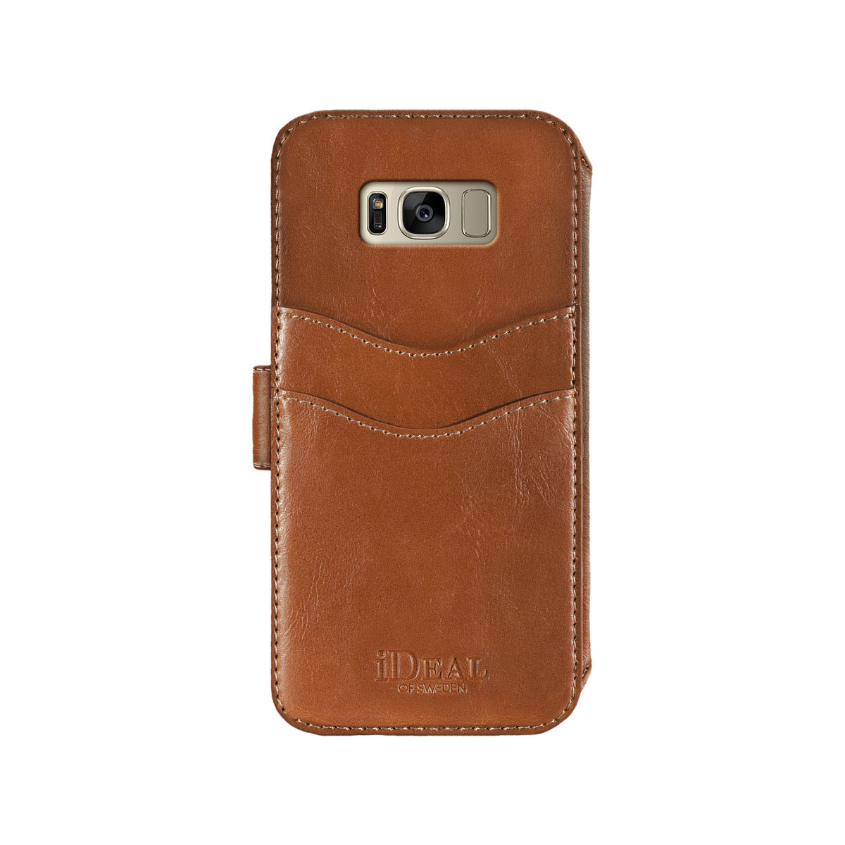 IDEAL OF SWEDEN STHLM, Bookcover, Samsung, Galaxy S8, Braun