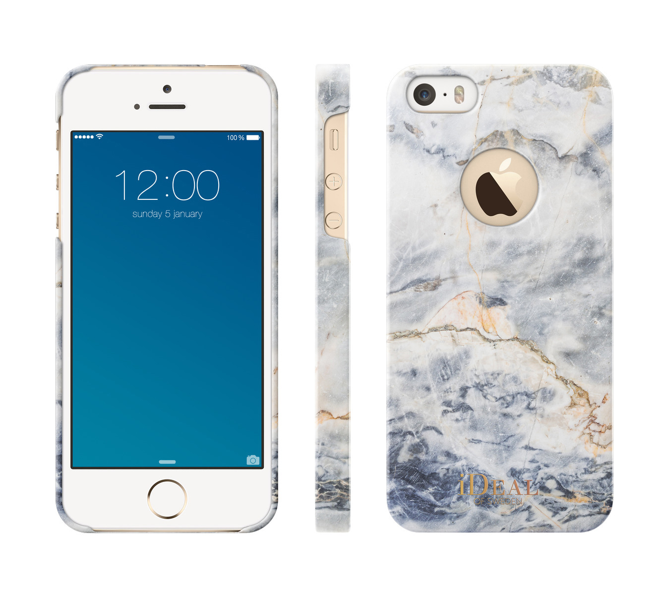 IDEAL OF SWEDEN Fashion, Backcover, Apple, iPhone SE (2016), Ocean Marble