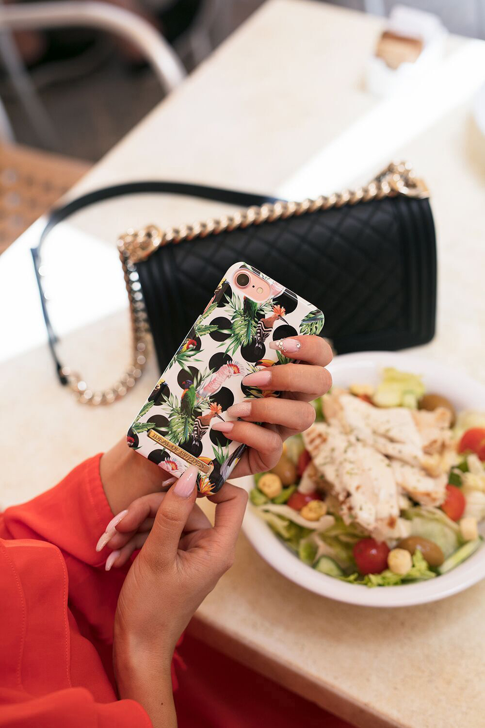 IDEAL OF SWEDEN Fashion, Backcover, Apple, iPhone 6, iPhone 7, iPhone 8, Tropical Dots