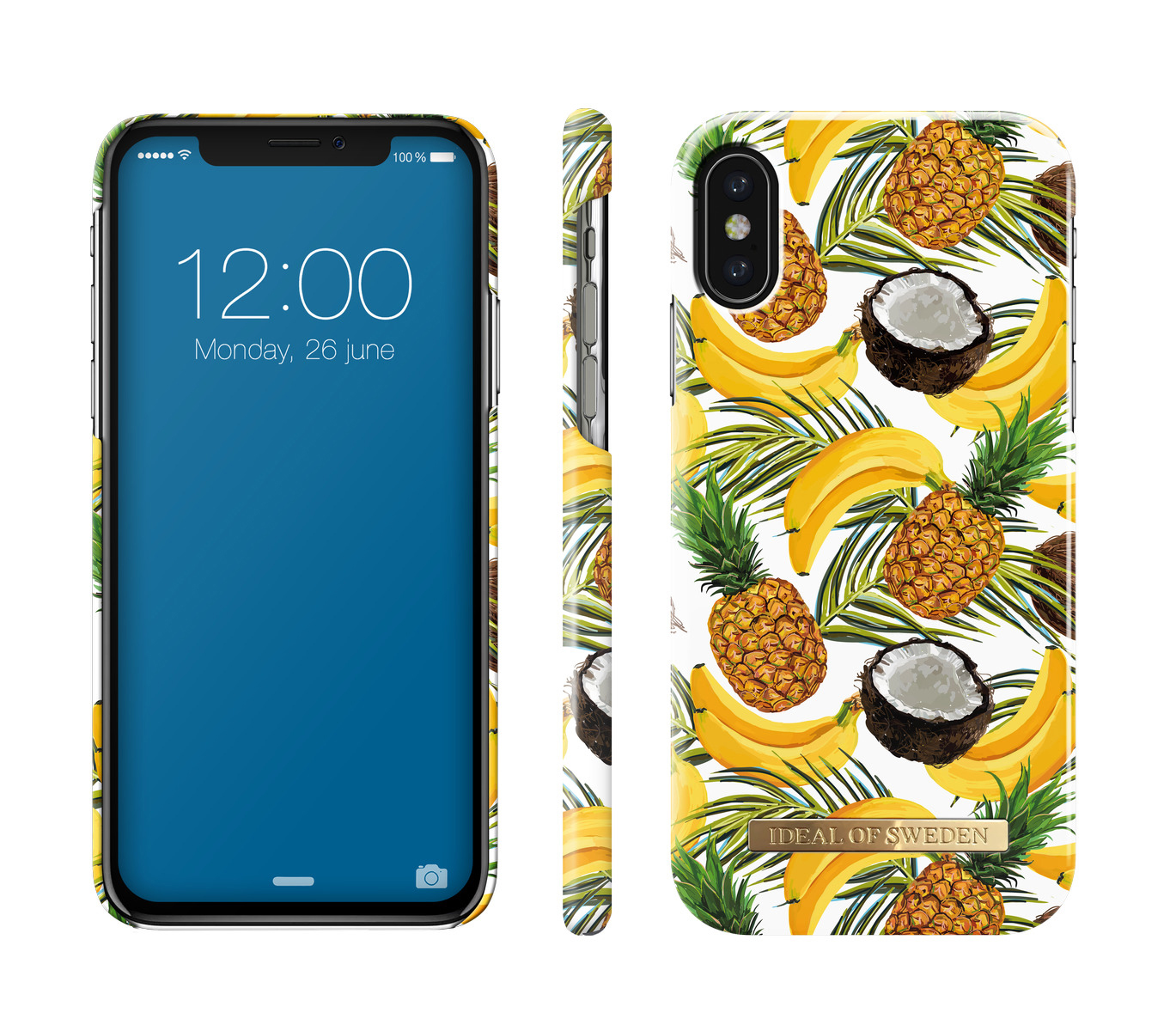 IDEAL OF SWEDEN Fashion, Backcover, Apple, iPhone X, Banana Coconut
