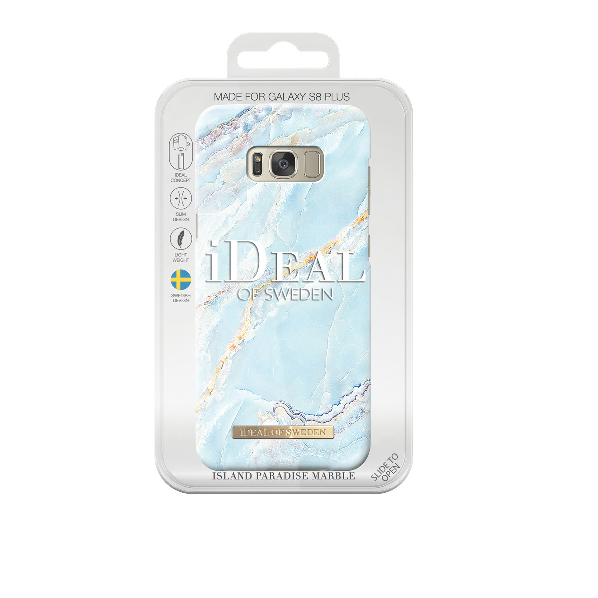 IDEAL OF SWEDEN Fashion, Backcover, Samsung, Galaxy S8+, Island Paradise Marble