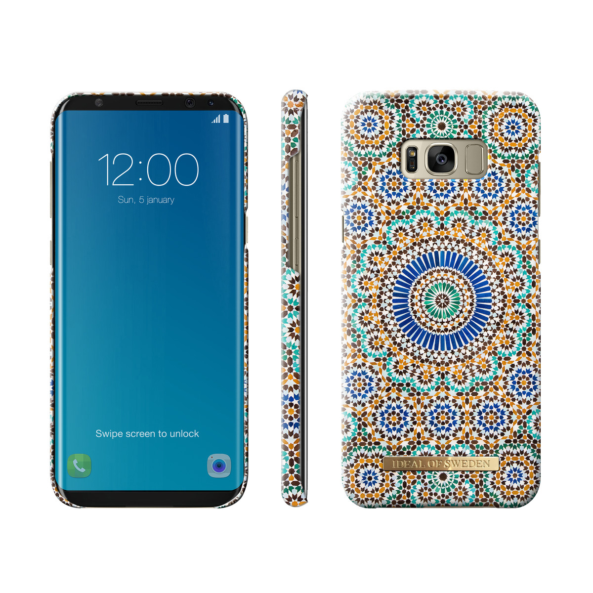 IDEAL OF SWEDEN Fashion, Backcover, Samsung, Galaxy S8+, Moroccan Zellige