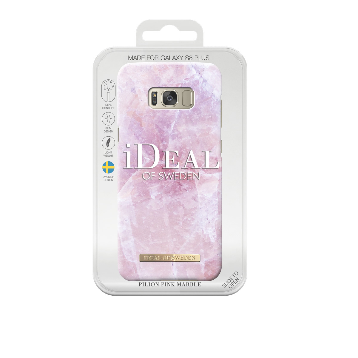 IDEAL OF SWEDEN Fashion, Backcover, Samsung, Galaxy S8+, Pilion Pink Marble