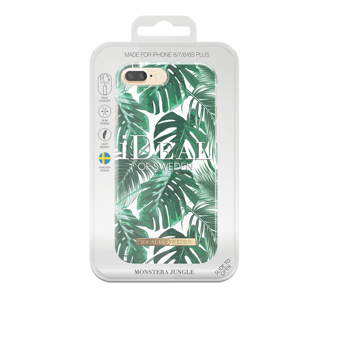 IDEAL OF SWEDEN Fashion, Backcover, Apple, iPhone 6 Plus, iPhone 7 Plus  ,iPhone 8 Plus, Monstera Jungle | SATURN