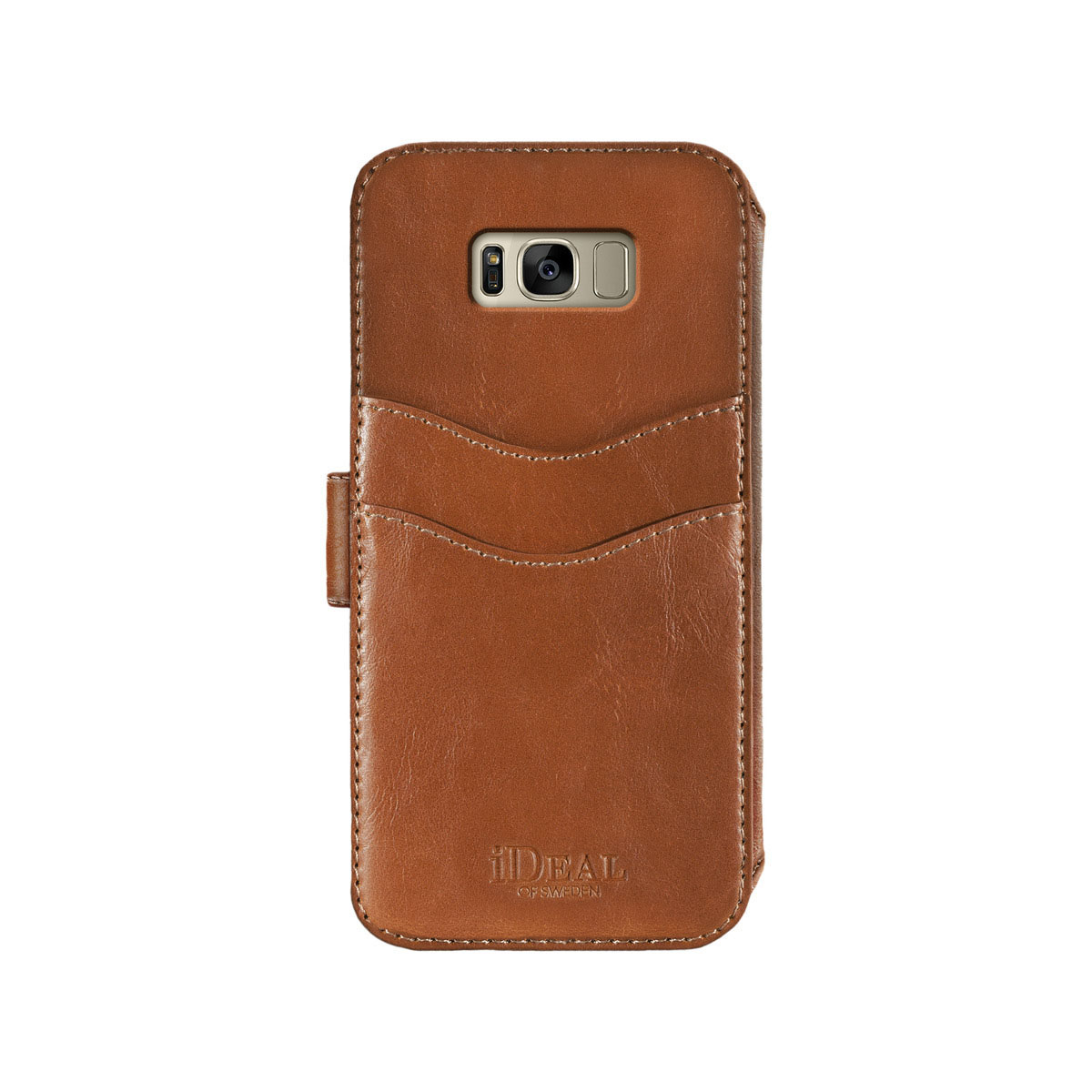IDEAL OF SWEDEN STHLM, Bookcover, Samsung, Galaxy S8, Braun