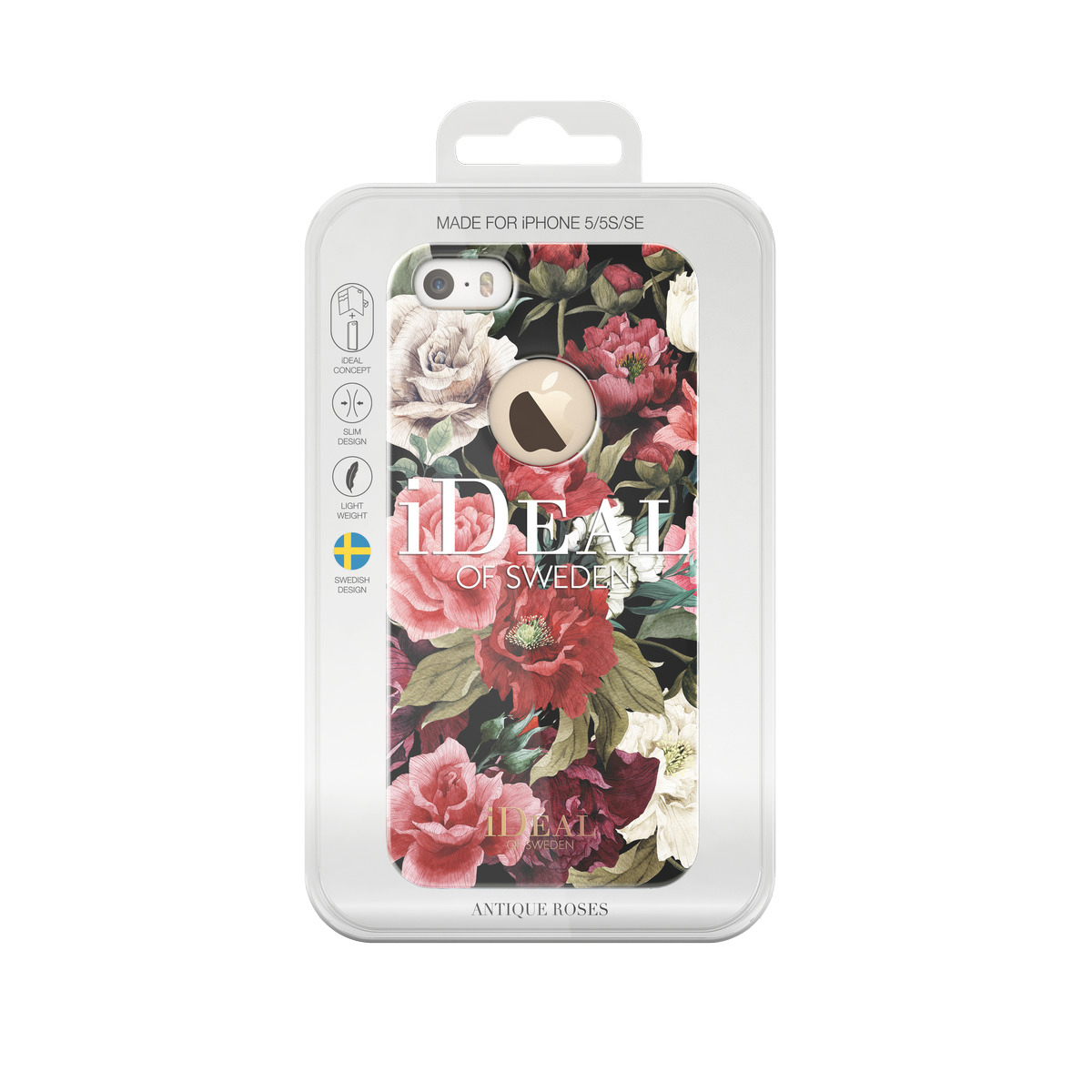 IDEAL OF SWEDEN Fashion, Backcover, Apple, iPhone SE (2016), Antique Roses