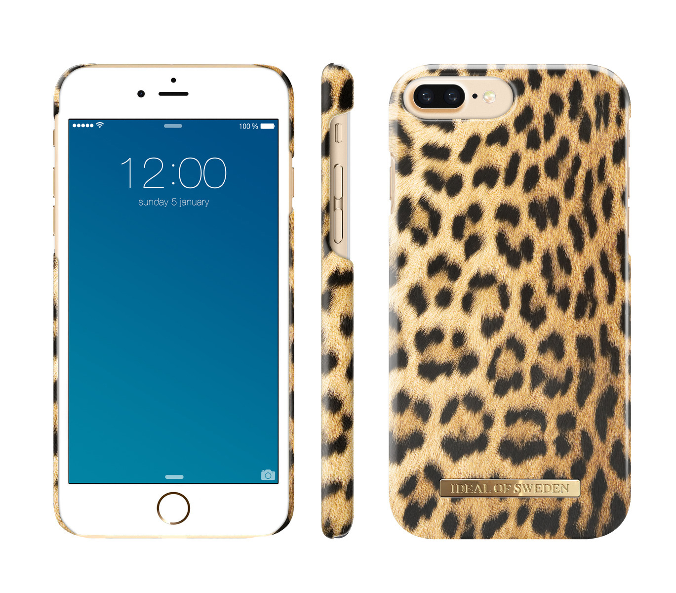 IDEAL OF SWEDEN Fashion, Backcover, Apple, iPhone 6 Plus, iPhone 7 Plus ,iPhone 8 Plus, Wild Leopard